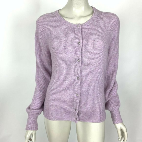 J. Crew Sweaters - J Crew Ribbed Cardigan Jeweled Buttons Super soft